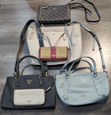 4649 - Guess and Coach Clutch,Sling Bag and Hand Bag