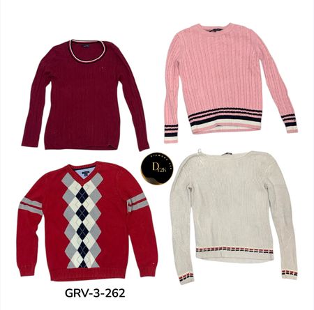 Y2k mix cable knit sweater (GRV-3-262)