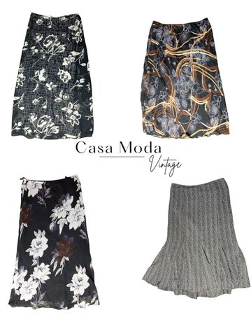 2803-9 Floral Midi Skirts 7Pcs