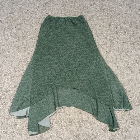 Y2K POLY SKIRTS (GREEN) - BUNDLE 22