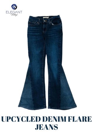 UPCYCLED Denim Flared Jeans - EVR0259