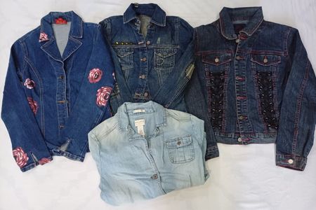 CR7122 Y2K Ladies Denim Jackets