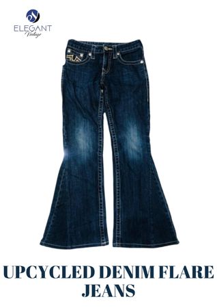 UPCYCLED Denim Flared Jeans - EVR0262