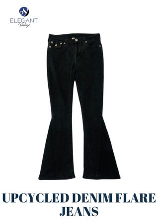 UPCYCLED Denim Flared Jeans - EVR0263