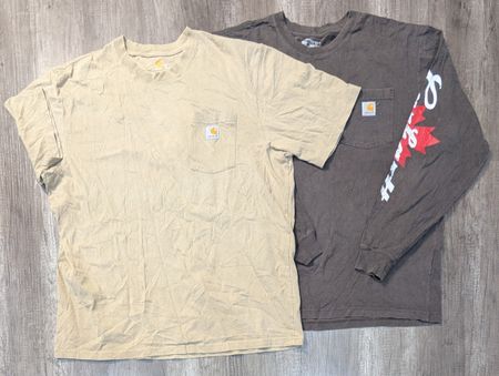 4658 - Camisetas Carhartt de Manga Longa e Curta