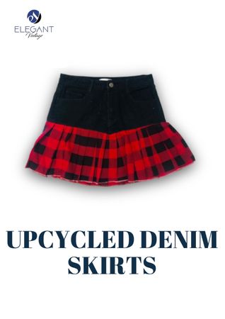 UPCYCLED Denim Skirts - EVR0279
