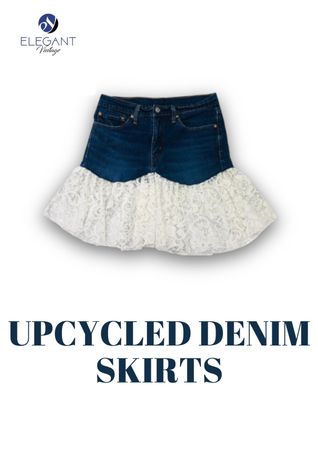 UPCYCLED Denim Skirts - EVR0281
