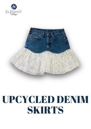 UPCYCLED Denim Skirts - EVR0285