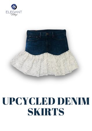 UPCYCLED Denim Skirts - EVR0286
