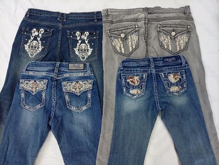 CR7125 Y2K Flare Jeans