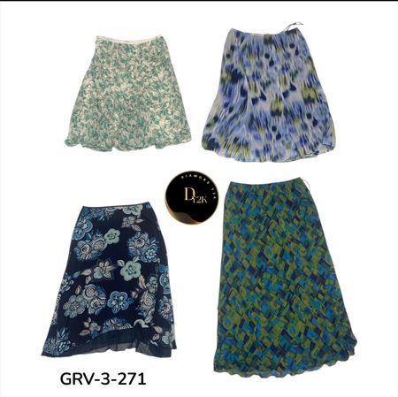 (Y2K Inspired Poly Skirt – Streetwear & Vintage Vibes GRV-3-271)