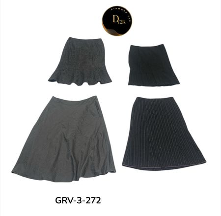 High-Quality Wool Skirt – Perfect for Fall & Winter (GRV-3-272)