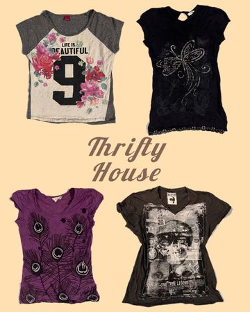 Scene Queen Picks Y2k Tees(TH/309)