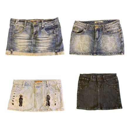 Y2K NYC IT Girl Denim Mini Skirts RW-1723