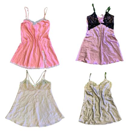 Y2K Cutesy Vibe Silk Cami Tops RW-1726