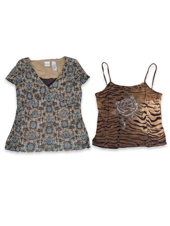 (FV-1031) Boho Pattern Sleeveless Blouse – Indie Casual Wear