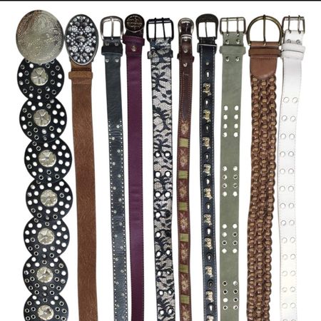 Y2K Aesthetic Belts