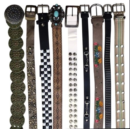 Y2K  Aesthetic Belts