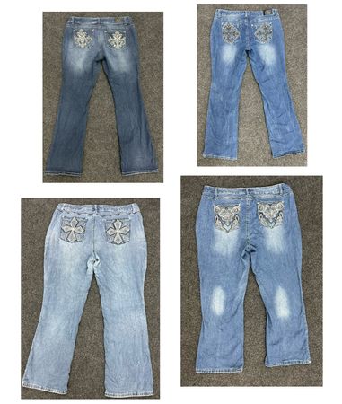 Vintage Embellished Jeans