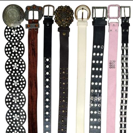 Y2K Aesthetic Belts