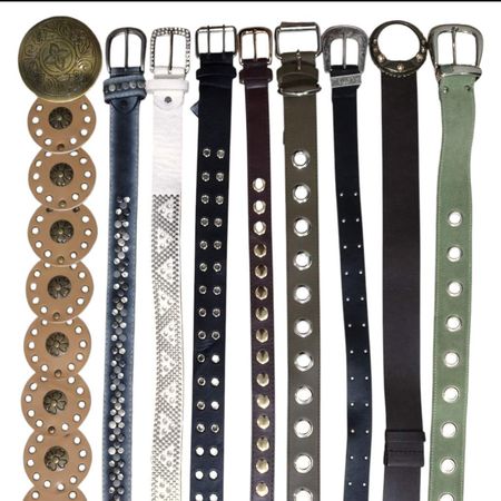 Y2K Aesthetic Belts