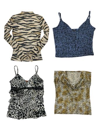 Y2K Animal Print Tops: TT-183