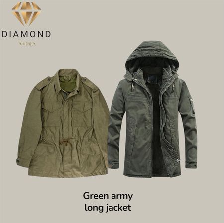 Green Army Jacket (DV -03-157)