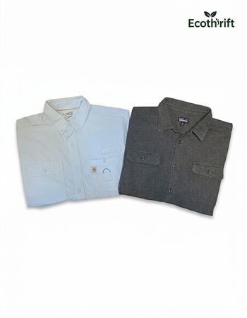 Mixed Brands Men’s Button Up Shirts - 10 pcs