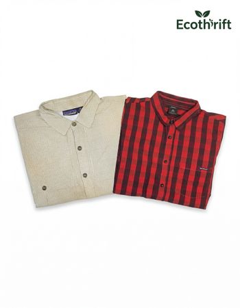 Surfwear Brands Mix Button Up Shirts - 9 pcs