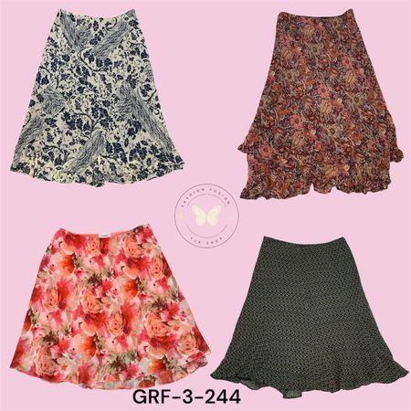 Trendy Poly Printed Skirt for Everyday Wear (GRF-3-244)