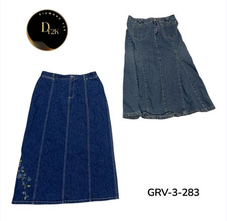 Y2K Printed Long Poly Skirt – Vintage 2000s Aesthetic, High-Quality Retro Fashion” (GRV-3-283)