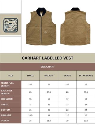 Upcycled Carhartt Utility Vest