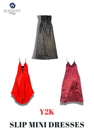 Y2K Slip Mini Dresses - EV2255
