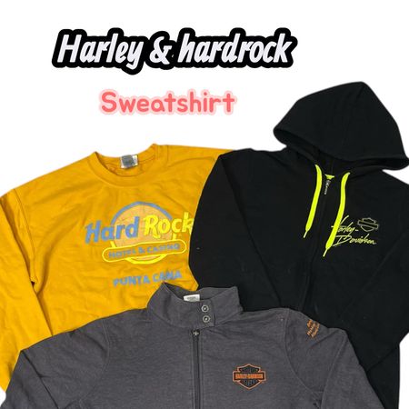 Harley Davidson & sweatshirt hardrock
