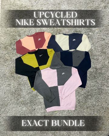 Upcycled Nike Check Sweatshirts