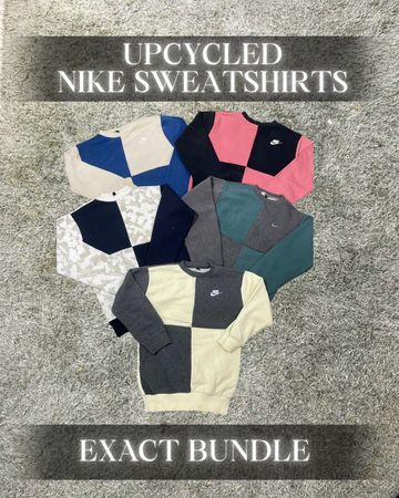 Upcycled Nike Check Sweatshirts