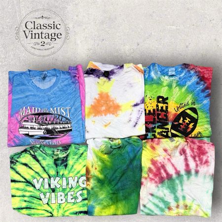 Tie and dye T-shirts