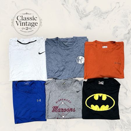 Mix sports branded T-shirts