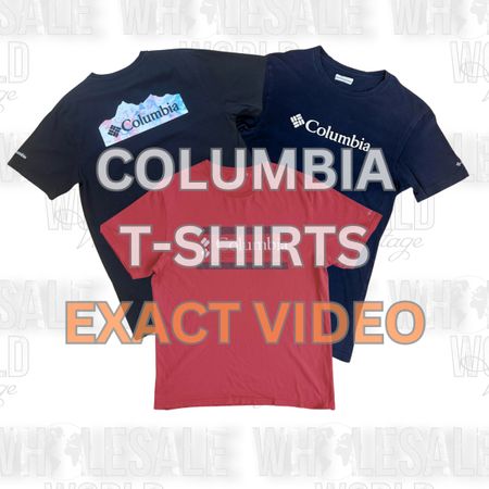 COLUMBIA T-SHIRTS EXACT BUNDLE - GRADE A - 50PC #1