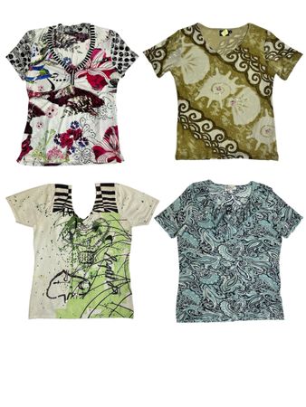 Y2K Floral Mix Tops: TT-187
