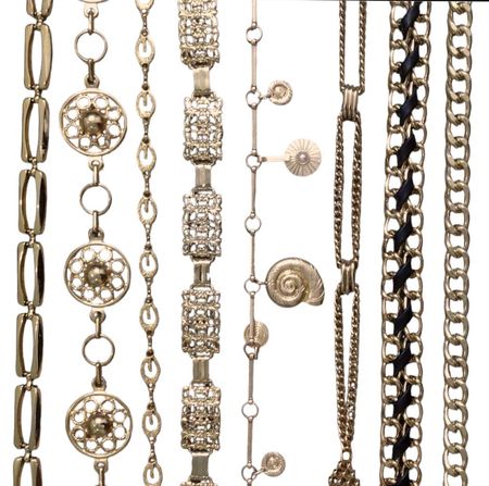 Y2K Golden Chain Belts