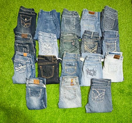 Y2K bootcut flared jeans 18 pieces