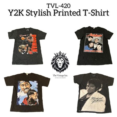 Mix Branded Printed T-Shirt (TVL-420)