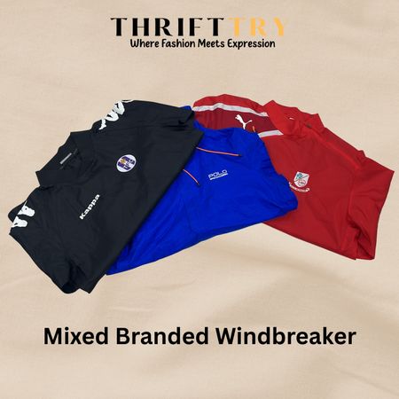Mixed Branded windbreaker