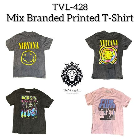 Mix Branded Printed T-shirt (TVL-428)