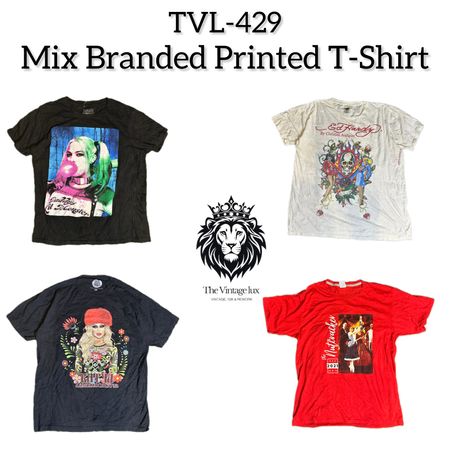 Mix Branded Printed T-shirt (TVL-429)