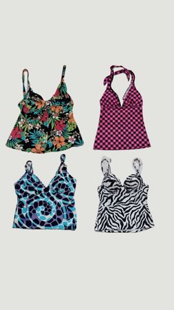 Y2k Summer Girls Camitops