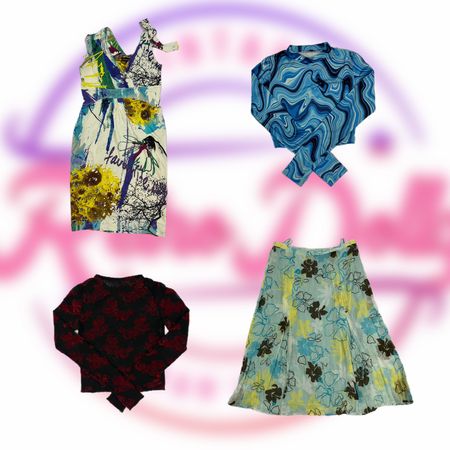 RD-013 Y2K Style Tops, Dress & Skirts