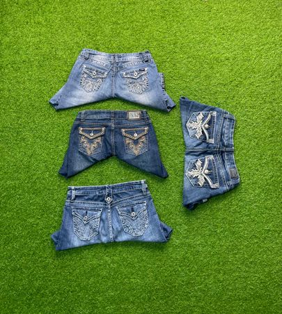 y2k denim short