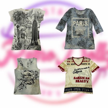 RD-014 Y2K Style Baby Tees